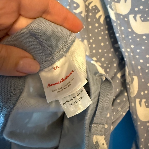 Hanna Andersson Blue Polar Bear pajamas - Picture 2 of 2